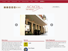 Tablet Screenshot of hotel-acacia.lu